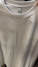 凡客誠品（VANCL）t恤男長(cháng)袖春秋季純棉重磅打底衫男士上衣運動(dòng)休閑男裝 白色 L 曬單實(shí)拍圖