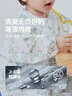 巴拉巴拉嬰童用品嬰兒寶寶罩衣反穿衣吃飯防潑水圍兜柔軟輕薄可愛(ài)萌趣實(shí)用 曬單實(shí)拍圖