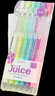 百樂(lè )（PILOT）【熱門(mén)商品】JUICE果汁筆彩色中性筆0.5簽字按動(dòng)水筆文具套裝手賬高顏值 閃亮色系6色LJU-60EF-6C 曬單實(shí)拍圖