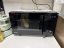格蘭仕（Galanz）微波爐家用變頻一級能效空氣炸烤箱一體機不銹鋼內膽900瓦25升平板智能光波爐ACG0 超清大屏 曬單實(shí)拍圖