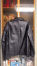 富鋌【高端頭層小牛皮】春秋男款翻領(lǐng)男士真皮皮衣夾克男商務(wù)中年外套 曬單實(shí)拍圖