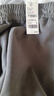 熱風(fēng)（Hotwind）女士加絨衛褲冬季新款休閑哈倫褲香蕉衛褲女褲寬松直筒褲保暖長(cháng)褲 52深灰 XL 曬單實(shí)拍圖