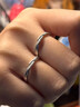 蔓笙莫比烏斯環(huán)999純銀情侶對戒男女素圈戒指環(huán)生日情人節禮物送女友 女款 曬單實(shí)拍圖