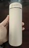 米家 保溫杯 316不銹鋼水杯 男女士杯子 大容量茶杯便攜 350ml白色 曬單實(shí)拍圖