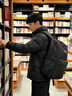 特步書(shū)包男初高中生大容量輕便護脊雙肩包大學(xué)生減負百搭學(xué)院風(fēng)背包 曬單實(shí)拍圖