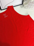 松山棉店棉莫男女大紅色背心本命馬年結婚莫代爾打底衫汗衫7A抑菌抗靜電 曬單實(shí)拍圖