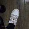 鴻星爾克（ERKE）千層2板鞋男鞋2026新款面包鞋厚底增高休閑鞋百搭運動(dòng)鞋男 微晶白/浮巖灰/榛果色 43 曬單實(shí)拍圖