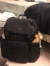 FILA斐樂(lè )情侶款男士女士背包夏季新品毛絨小熊雙肩包書(shū)包電腦包 正黑色-BK XS 曬單實(shí)拍圖