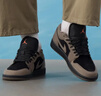 耐克官方AJ1板鞋男 Nike2025冬季新款Air Jordan 1黑棕低幫復古休閑鞋 IB7109-005 42 曬單實(shí)拍圖