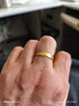 越南沙金戒指磨砂情侶男女一對結婚戒黃金色素圈指環(huán)歐幣潮流飾品 美號10號 男女通用 曬單實(shí)拍圖