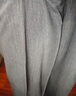 京東京造西裝褲女春季新款顯瘦休閑褲顯瘦闊腿西褲四面彈 灰色XL 曬單實(shí)拍圖