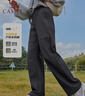駱駝（CAMEL）加絨工裝男褲防風(fēng)防水傘兵軟殼休閑褲 C15CAYL6014 幻影黑 XXL 曬單實(shí)拍圖