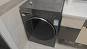 海爾滾筒洗衣機全自動(dòng)10kg 新品上市 537超薄平嵌 藍盾除菌 防生銹 525大筒徑 商場(chǎng)同款XQG100-L58A1 曬單實(shí)拍圖