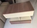 顏躍茶幾客廳小戶(hù)型沙發(fā)邊幾可移動(dòng)茶幾邊柜家用折疊伸縮多功能小桌子 【胡桃色】全實(shí)木可移動(dòng)伸縮茶幾 曬單實(shí)拍圖