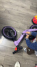 喜爾唯兒童平衡車(chē)可調節1到12歲寶寶滑步車(chē)小孩自行車(chē)輕便無(wú)腳踏自行車(chē) 12寸 暗夜紫【2-6歲適用】 +禮包 曬單實(shí)拍圖
