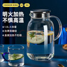炊大皇 1.8L大容量夏日解暑冷水壺 耐熱防爆玻璃杯 水果茶壺白開(kāi)水杯 曬單實(shí)拍圖