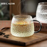 彩致（CAIZHI）高硼硅玻璃杯辦公室馬克杯帶把手泡茶杯大容量水杯400mlCZ6943 曬單實(shí)拍圖