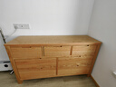 源氏木語(yǔ)全實(shí)木橡木五斗柜收納七斗柜臥室客廳家具電視柜簡(jiǎn)約抽屜儲物柜子 原木色七斗柜135*40*75.5cm 整裝 曬單實(shí)拍圖