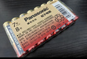 松下（Panasonic）5號五號AA堿性干電池40節盒裝適用于遙控器玩具話(huà)筒鼠標鍵盤(pán)LR6BCH/2S  曬單實(shí)拍圖