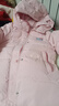 笛莎（DEESHA）笛莎女童2025年冬長(cháng)款多巴胺保暖羽絨服 蜜桃粉 130 曬單實(shí)拍圖