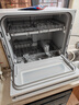 松下（Panasonic）臺式洗碗機5套 三代K1Y 納諾怡7天存儲 80℃高溫除菌 29分鐘速洗 熱風(fēng)烘干雙層碗籃臺面小型刷碗機 曬單實(shí)拍圖