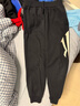 安踏（ANTA）兒童褲子男大童裝25年冬加絨保暖歐文聯(lián)名籃球運動(dòng)長(cháng)褲352541728 基礎黑-1 165 曬單實(shí)拍圖