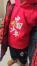 真維斯兒童拜年服套裝馬年中大童過(guò)年衣服男女童加絨加厚中國風(fēng)紅色冬裝 紅 中國少年馬+黑 中國少年馬x 150 曬單實(shí)拍圖