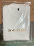 羅蒙【液氨抗皺 重磅270g】長(cháng)袖T恤男士春秋純白棉質(zhì)休閑圓領(lǐng)打底男裝 曬單實(shí)拍圖
