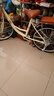 自行車(chē)成年人通勤輕便代步休閑學(xué)生復古單車(chē)上班騎親子男女士 旗艦/變速-黃【雙層鋁輪】 24寸【145-165cm】 曬單實(shí)拍圖