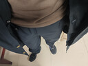 斯凱奇（Skechers）百搭運動(dòng)褲男子簡(jiǎn)約加絨保溫防潑水舒適柔軟時(shí)尚休閑長(cháng)褲P425M249 曬單實(shí)拍圖
