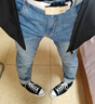 納維凱爾意大利小帆船男微窄腳涼感牛仔褲休閑通勤長(cháng)褲1322575504 藍 31  曬單實(shí)拍圖