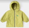 嘟嘟家寶寶外套連帽卡通春秋男童梭織衣服休閑戶(hù)外春季女童拉鏈上衣洋氣 黃綠色 100 曬單實(shí)拍圖