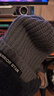 回力毛線(xiàn)帽男士秋冬季包頭保暖針織帽子嘻哈時(shí)尚潮牌顯臉小冷帽堆堆帽 曬單實(shí)拍圖