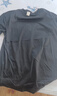 短袖t恤男夏季新款圓領(lǐng)純色彈力修身半袖打底衫潮流簡(jiǎn)約男裝上衣 黑色 薄款 3XL (180) （145-160斤） 曬單實(shí)拍圖