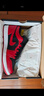 Jordan男休閑鞋AJ1反轉禁穿 JORDAN 1馬年新春運動(dòng)鞋553558-606黑紅41 曬單實(shí)拍圖