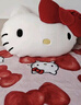 野獸派家居（tbh）三麗鷗Hello Kitty二合一法蘭絨抱枕毯空調毛毯午睡毯車(chē)載靠枕毯 曬單實(shí)拍圖