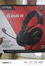 極度未知（HYPERX）Cloud Ⅲ 颶風(fēng)3有線(xiàn)黑紅 DTS音效 53mm驅動(dòng)單元電競頭戴式游戲耳機 適配三角洲行動(dòng) 曬單實(shí)拍圖