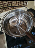 炊大皇304不銹鋼湯鍋+蒸屜 湯蒸燉鍋蒸鍋雙耳煮粥煮面 22cm 電磁爐通用 曬單實(shí)拍圖