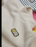 兒童加絨打底衫男童半高領(lǐng)加厚保暖上衣女童一體絨內搭寶寶絨上衣 米色 100 碼建議身高85-95cm 曬單實(shí)拍圖