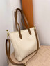 CALEKLNTOE【38婦女節禮物】包包女包輕奢侈2026新款女士托特包送媽媽女友 CK米白色時(shí)尚新款| 贈精美禮袋【京東/順豐隔日達】 曬單實(shí)拍圖