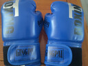競派 小孩幼兒拳擊手套兒童訓練泰拳格斗拳套散打套裝打沙袋拳擊套裝 奧特曼藍色 兒童款3-12歲 曬單實(shí)拍圖