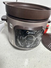 美的（Midea）電燉鍋電砂鍋煲湯鍋燉湯陶瓷450W雙環(huán)火智能燉湯盅煲湯紫砂鍋煮粥7L電熱鍋一體多功能燉鍋DGE65J56 曬單實(shí)拍圖