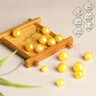 石玥珠寶收藏級天然原礦蜜蠟單珠散珠配飾滿(mǎn)蜜雞油黃妖花白花蜜11-12mm 曬單實(shí)拍圖