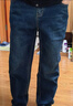 佐丹奴牛仔褲男秋季新款洗水后袋袋花中腰修身牛仔長(cháng)褲男01115079 63深藍 34 曬單實(shí)拍圖