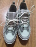 愛(ài)步（ECCO）運動(dòng)鞋女 輕盈拼接休閑鞋徒步鞋女 靈動(dòng)218263 砂礫灰/抹茶綠/砂礫灰 37 曬單實(shí)拍圖