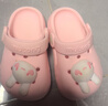 牧童兒童拖鞋夏男寶寶洞洞鞋軟底女童卡通洗澡嬰幼兒家居鞋萌兔粉160 曬單實(shí)拍圖