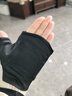 京川旭游戲加熱手套u(yù)sb自動(dòng)發(fā)熱半指露指保暖手套恒溫調節冬季暖手套寶寶送女友男女生游戲騎行神器 加熱手套一對裝【黑色】 曬單實(shí)拍圖
