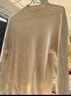 雪中飛（SNOWFLYING）純羊毛衫女士羊毛衫秋冬保暖半高領(lǐng)毛衣純色淑女百搭針織打底衫 曬單實(shí)拍圖