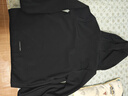 李寧防潑水軟殼沖鋒春季通勤連帽夾克透氣干爽舒適運動(dòng)風(fēng)衣外套 【貼合絨】黑色(E89款)-5 M (男170) 曬單實(shí)拍圖