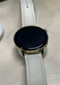 MSSM適用華為手表表帶watch gt3/gt2真皮表帶watch gt3pro/GT cyber腕帶男女士款42/43表盤(pán)【雅致白】 曬單實(shí)拍圖